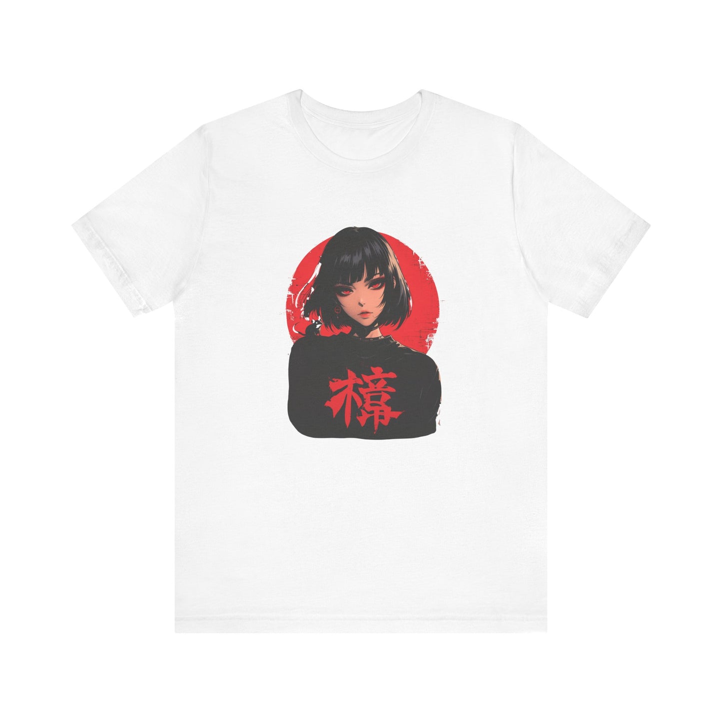 Anime Girl with Little Mouse Shirt - Japanese Streetwear