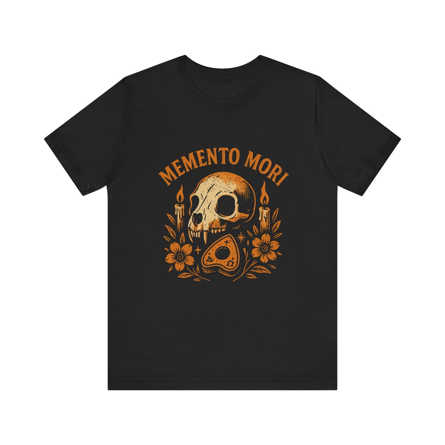 Memento Mori T Shirt - Gothic Cryptic Skull Tee, Occult Dark Academia Top, Macabre Spooky Gift | Vanitas Icon Design, Goth Halloween gift