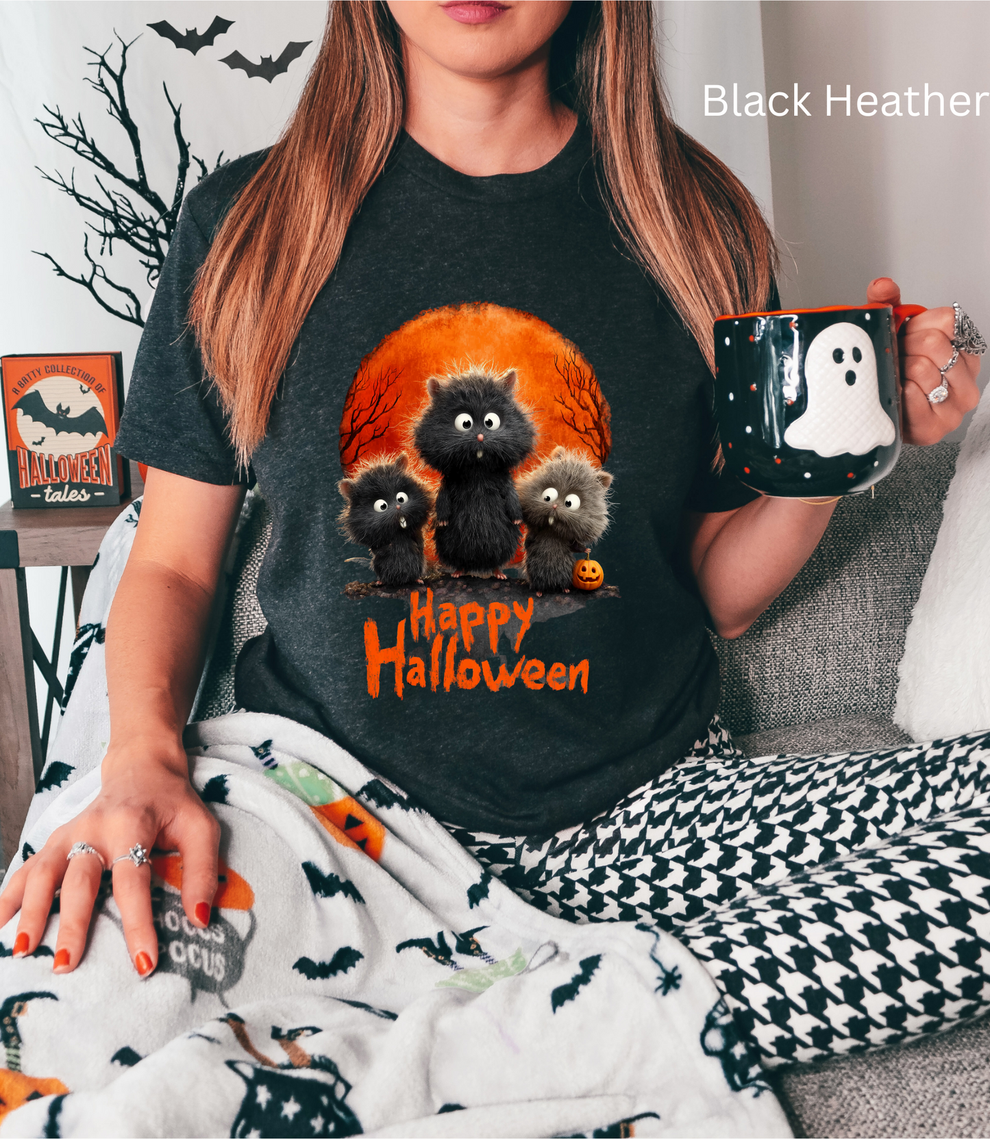 Spooky Halloween Cute Pet Tee, Mouse Hamster Shirt, Scary October Costume Top, Creepy Trick or Treat Apparel, Unisex T-Shirt