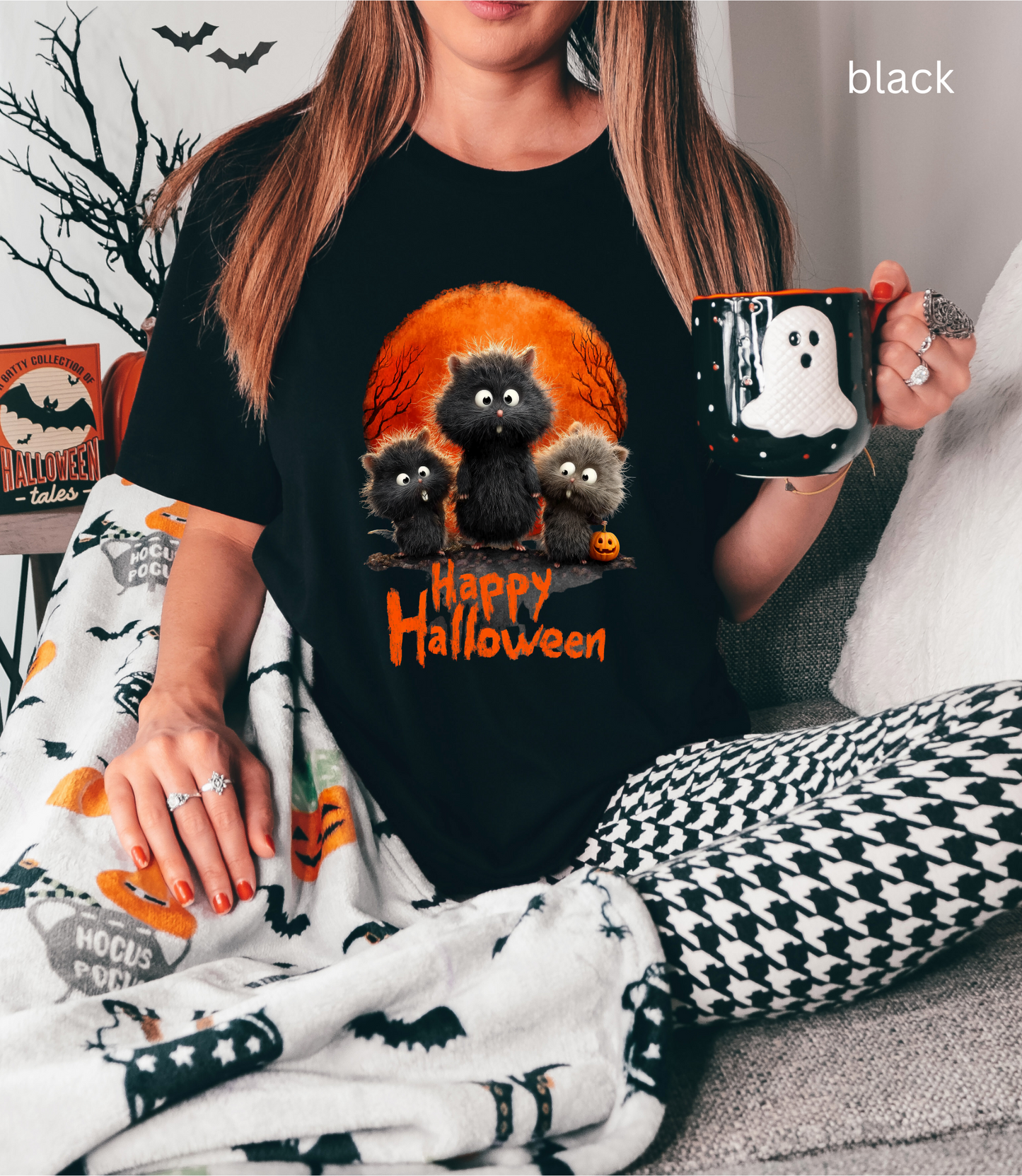 Spooky Halloween Cute Pet Tee, Mouse Hamster Shirt, Scary October Costume Top, Creepy Trick or Treat Apparel, Unisex T-Shirt