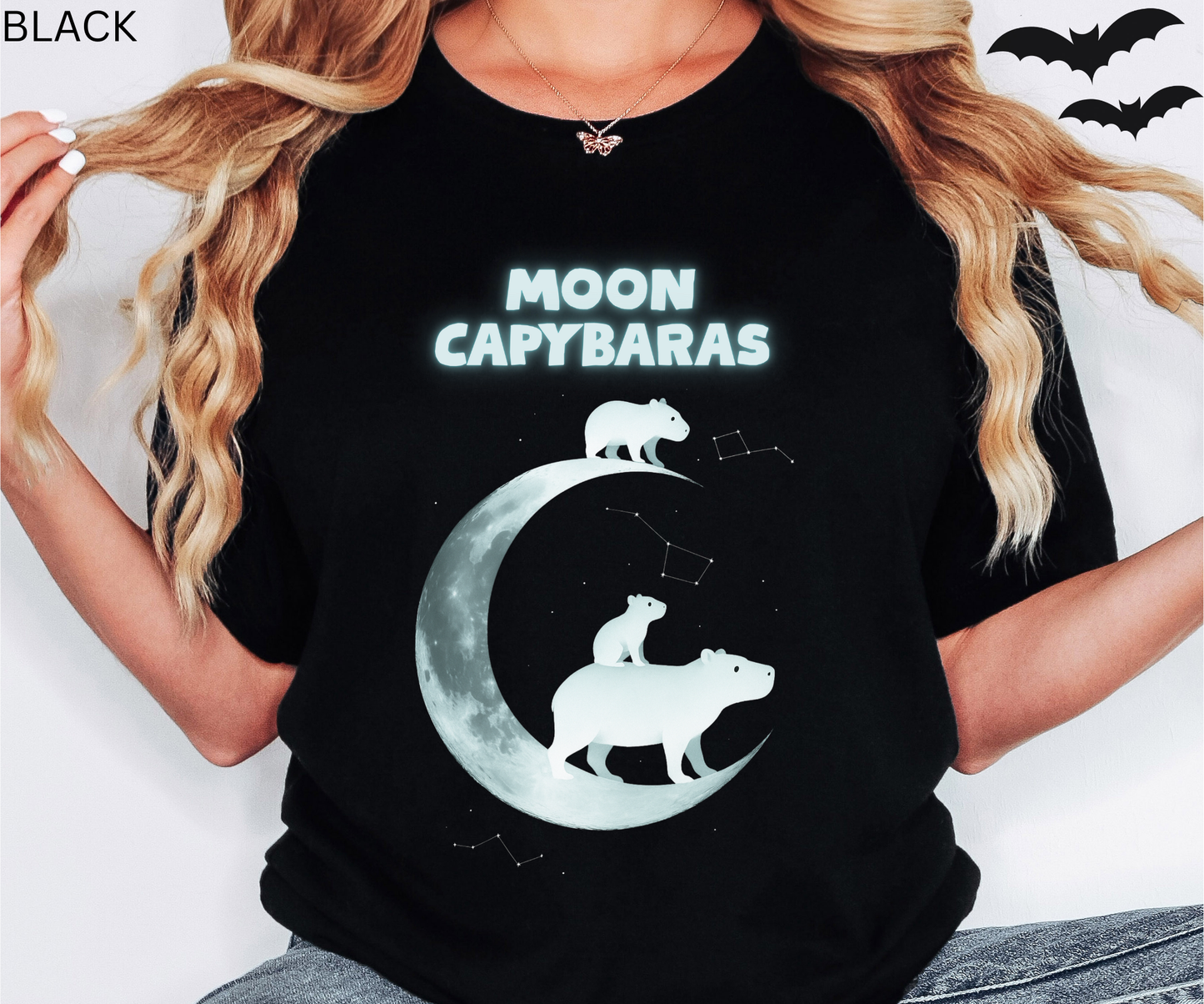 Moon Capybaras - Constellation Graphic Tee