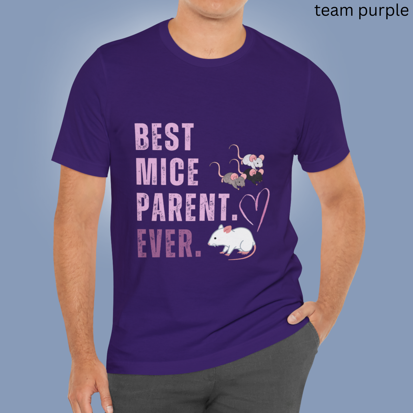 Best Mice Parent Ever T Shirt - Mouse Lover Gift, Pet Owner Graphic Tee, Quirky Rodent Apparel, Small Animal Enthusiast Clothing