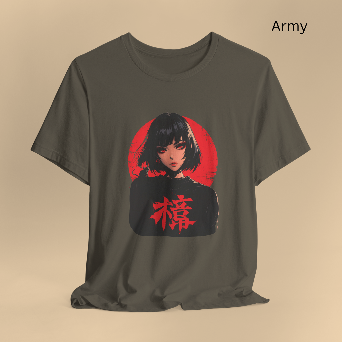 Anime Girl with Little Mouse Shirt - Japanese Streetwear
