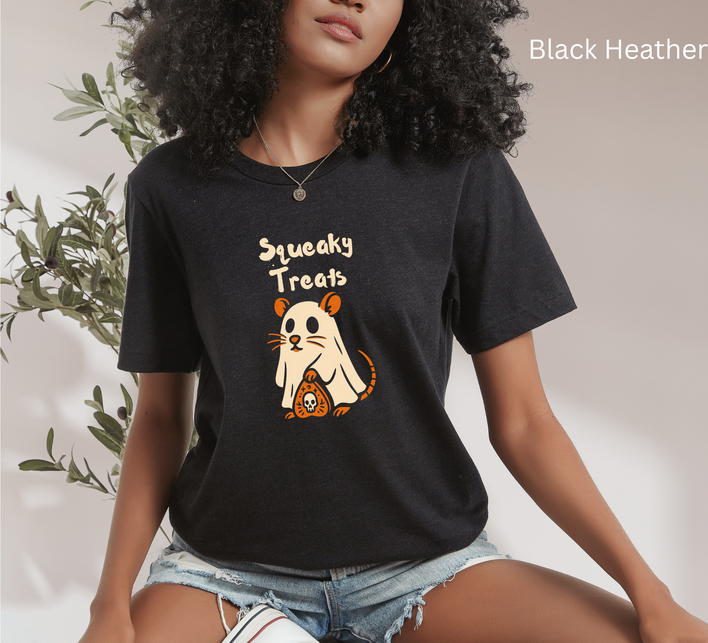 Ghostly Rat - Cute Halloween Unisex Shirt, Spooky Season, Trick or Treat, Creepy Cute Fall Shirt for Animal Lovers