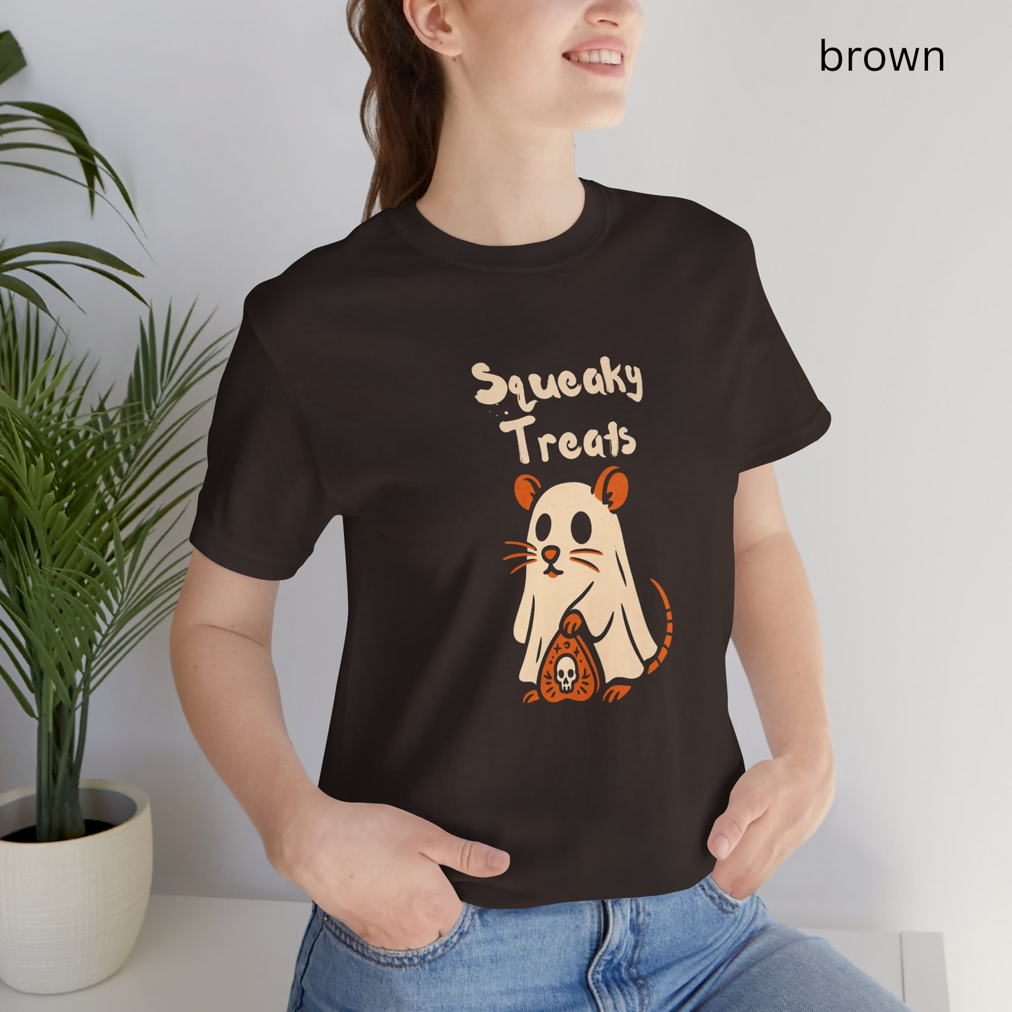 Ghostly Rat - Cute Halloween Unisex Shirt, Spooky Season, Trick or Treat, Creepy Cute Fall Shirt for Animal Lovers