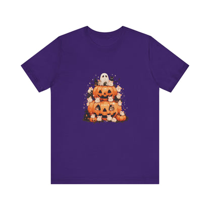 Mice Pumpkin Pile Halloween Tee