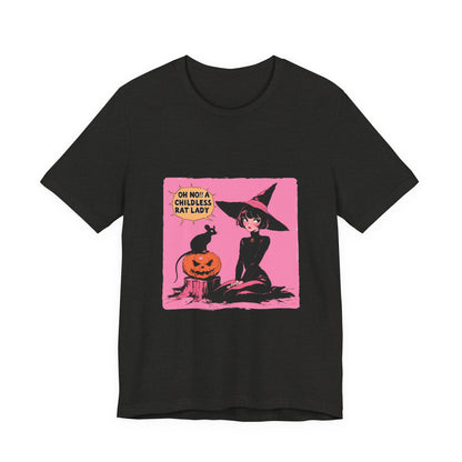 Witch Rat Lady Shirt - Gothic Halloween Graphic Tee