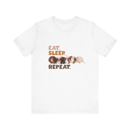 Eat Sleep Guinea Pigs Repeat Tee