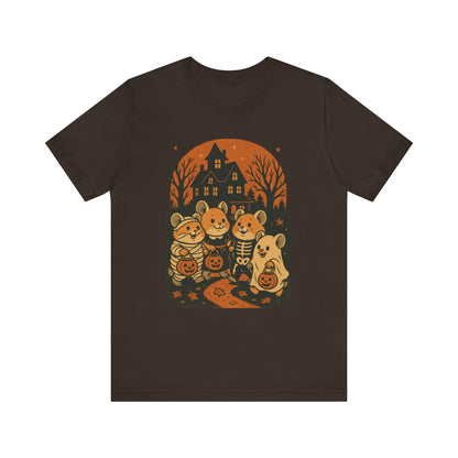 Halloween Mice T Shirt - Trick or Treat Graphic Tee