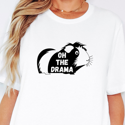 Guinea Pig Oh The Drama Black & White