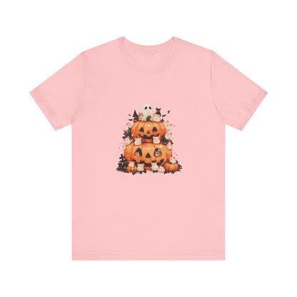 Mice Pumpkin Pile Halloween Tee