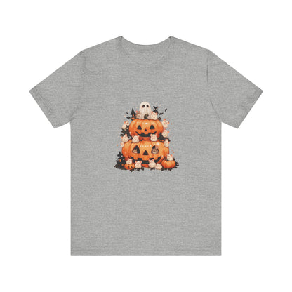 Mice Pumpkin Pile Halloween Tee