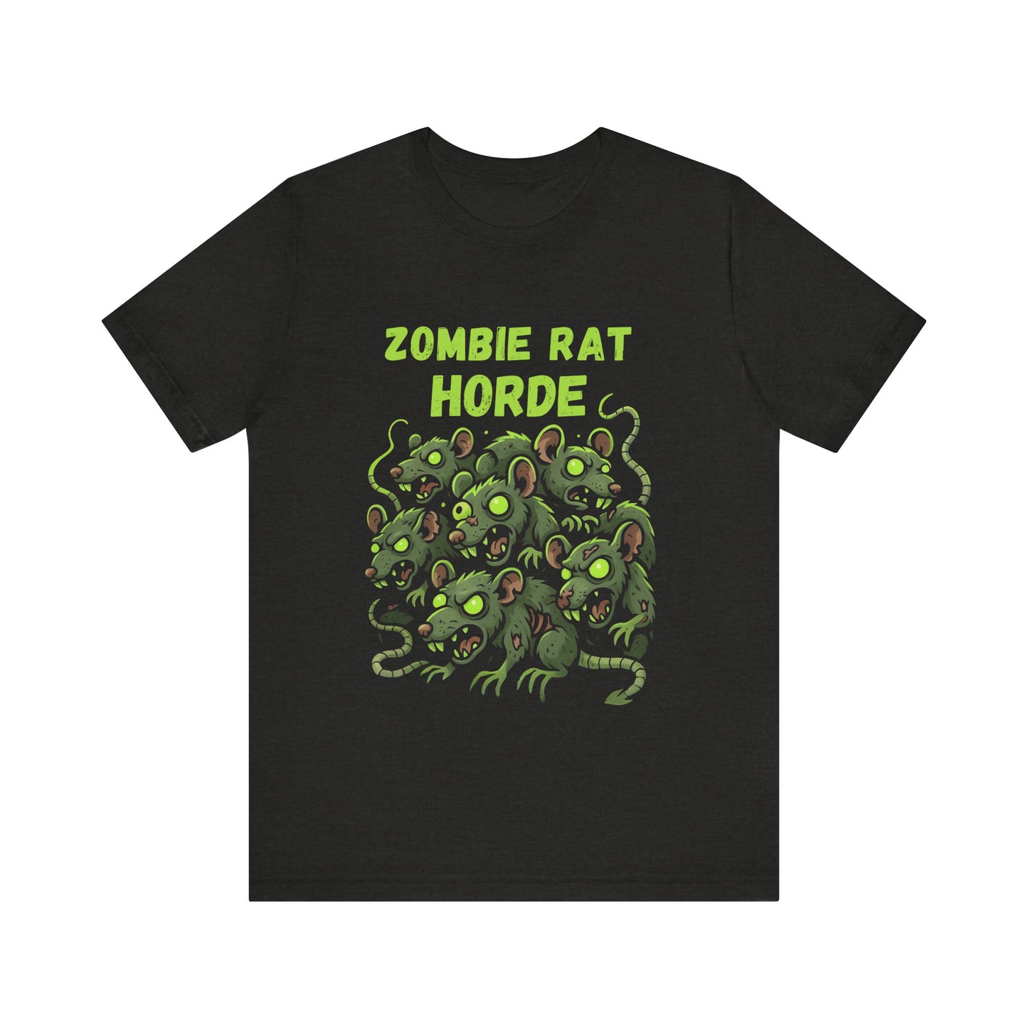 Zombie Rat Horde Shirt - Scary Undead Rodent T-Shirt, Horror Graphic Tee, Creepy Halloween Top, Gamer Gift, Gothic Spooky, Creature Shirt
