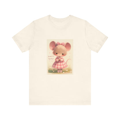 Kawaii Creepy Mouse Pastel Gothic T-Shirt - Sweet but Spooky Tee