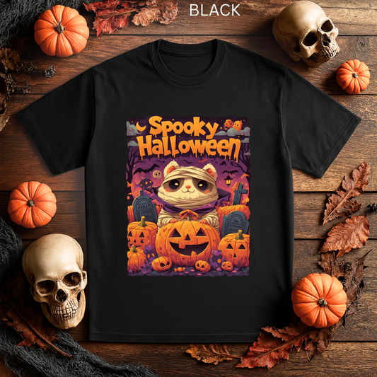 Spooky Graveyard Funny Unisex t Shirt, Halloween Hamster Tee, Bandaged Funny Top, Scary Animal Tshirt, Creepy Pet Apparel