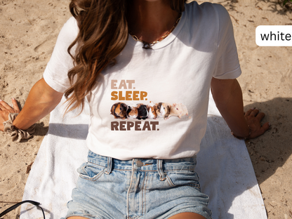 Eat Sleep Guinea Pigs Repeat Tee