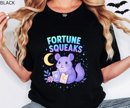 Cute Tarot Chinchilla Shirt - Fortune Squeaks