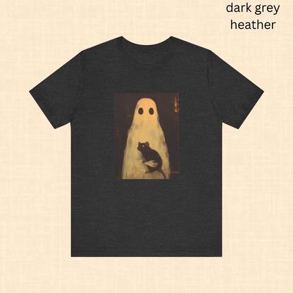 Ghost Holding Rat Shirt - Gothic Horror