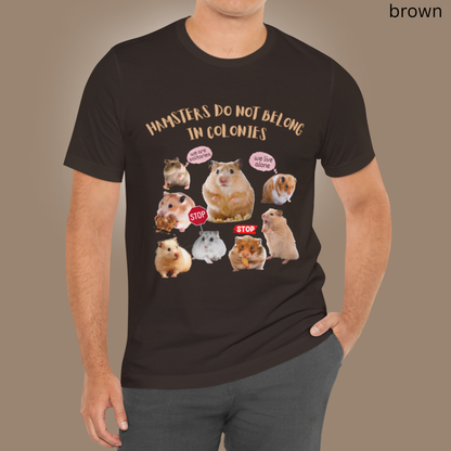 Animal Rights Hamster Shirt - Solitary Hamster Awareness Tee for Pet lovers, Activists & Pet Advocates