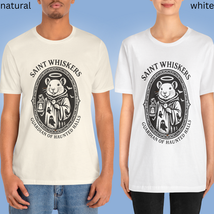 SAINT WHISKER Guardian Of Haunted Halls - Gothic Halloween T Shirt