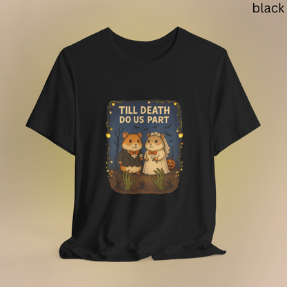 Halloween Hamster Couple T-Shirt - Till Death Do Us Part