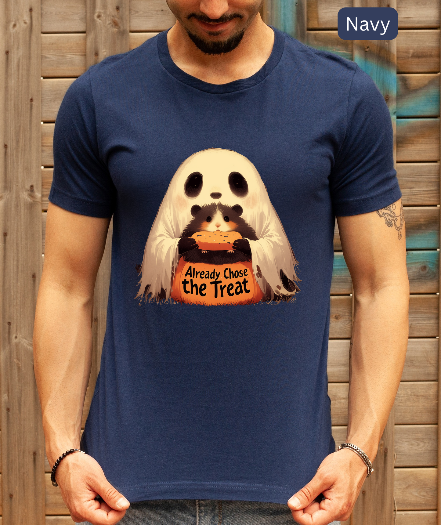 Already Chose the Treat t shirt, Hamster Treat Halloween , Funny Unisex, Cute Graphic Design, Trick or Treat Costume Top, Pet Lover Gift