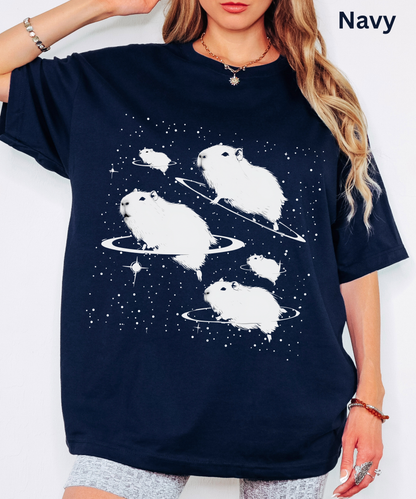Capybara Cosmic Space Graphic Tee