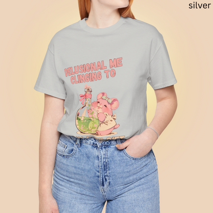 Diet Humor T Shirt - Delusional Me Quote