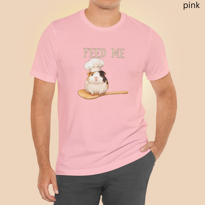 Guinea Pig Feed Me T Shirt - Funny Pet Lover Gift