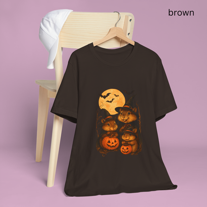 Cute Halloween Rodent Shirt - Cute Mice and Rats Witches Haunted familial Campfire