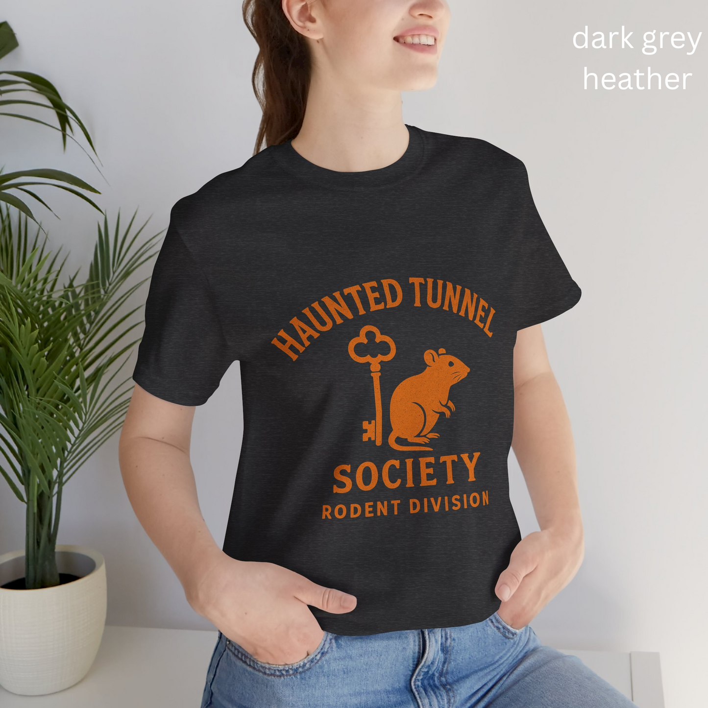 Haunted Tunnel Society T Shirt - Gothic Dark Academia Tee, Creepy Cute Rodent Division Top, Occult Secret Gift, Vintage Gothic T Shirt