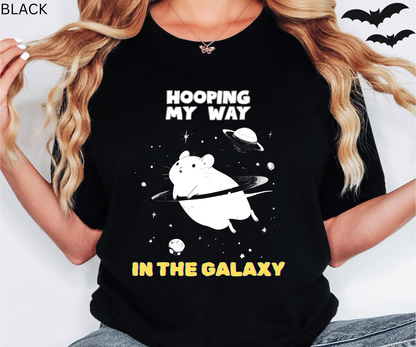 Hooping My Way in the Galaxy - Hamster in Space Tee