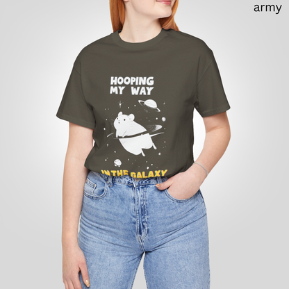 Hooping My Way in the Galaxy - Hamster in Space Tee