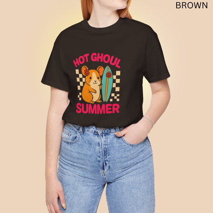 Guinea Pig T Shirt Hot Ghoul Summer -Retro Surf Graphic Tee