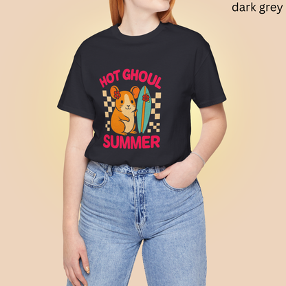 Guinea Pig T Shirt Hot Ghoul Summer -Retro Surf Graphic Tee