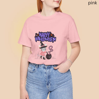 Halloween Witch Mouse T-Shirt - Happy Halloween Rodent Graphic Tee