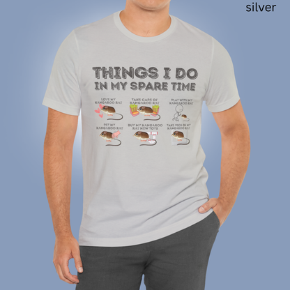 Kangaroo Rat T-Shirt - Things I Do in My Spare Time Graphic Tee