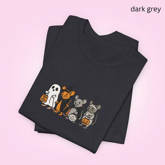 Halloween Rats & Mice Ghost Shirt, Halloween Ghost Tshirt, Spooky Season Cat Tee, Halloween Cute Women and Men Outfit, Gift for pet owners