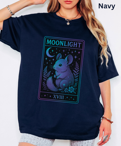 Moonlight Tarot Chinchilla Shirt - Celestial Animal