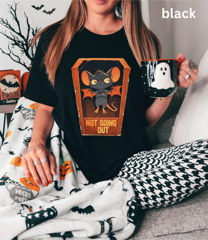 Not going out Rat Coffin - Funny Gift for introverts Tee