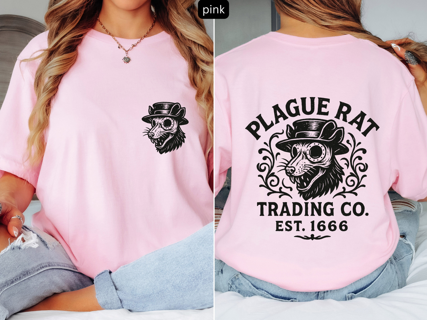 Plague Rat Unisex Shirt - Black Death T Shirt, Middle Ages Shirt, Dark Humor Shirt, History Teacher, Medieval History, Spooky Season