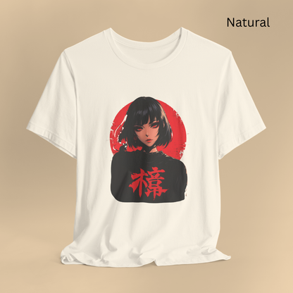 Anime Girl with Little Mouse Shirt - Japanese Streetwear