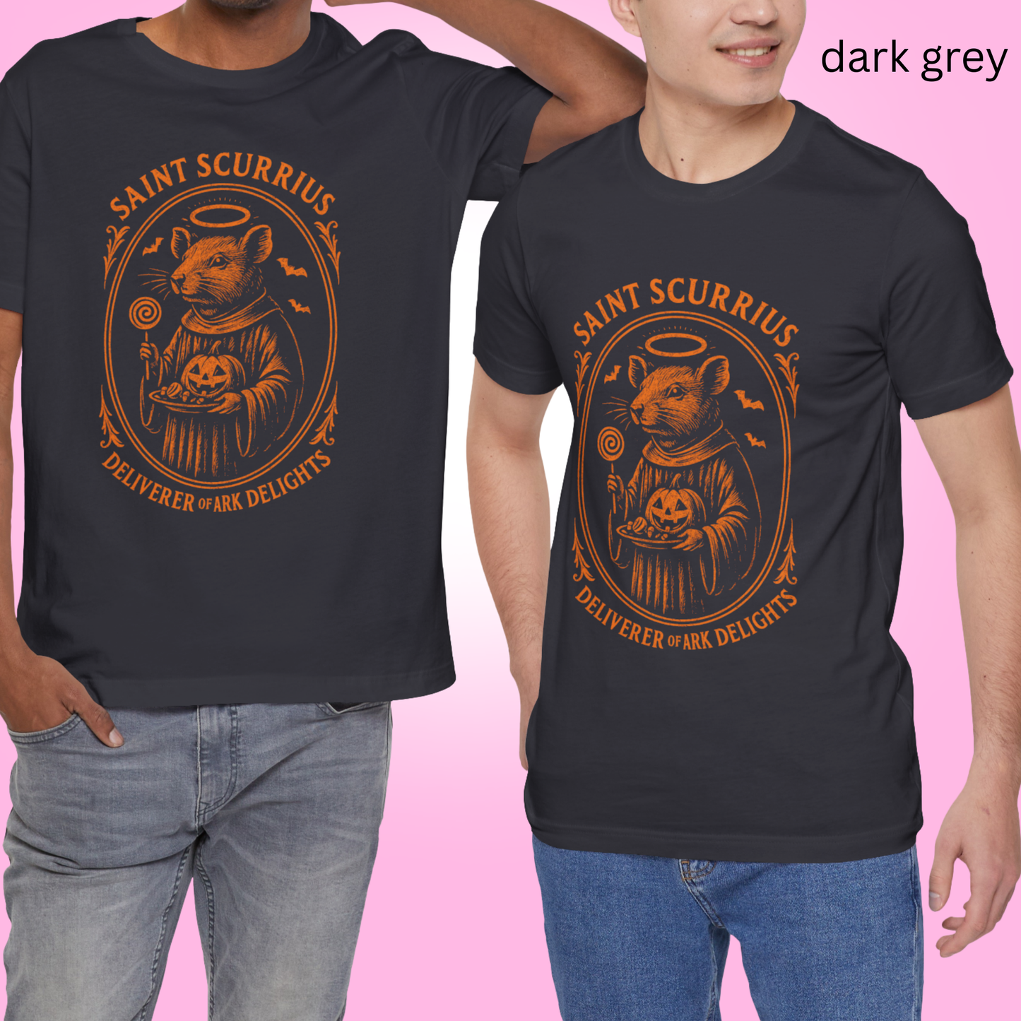SAINT SCURRIUS Deliverer Of Ark Delights - Gothic Halloween T Shirt