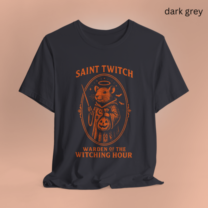 SAINT TWITCH Warden of The Witching Hour - Gothic Halloween T Shirt