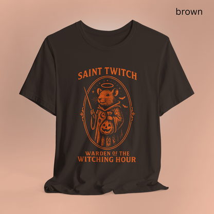 SAINT TWITCH Warden of The Witching Hour - Gothic Halloween T Shirt