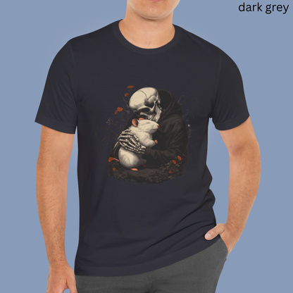 Skeleton Rat T Shirt - Gothic Dark Academia, Graphic Tee Alternative Fashion Pet, Lover Gift Grim Reaper, Aesthetic Rodent Apparel