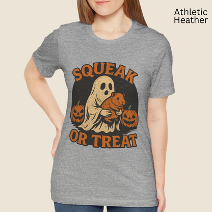 Squeak or Treat - Creepy Cute Halloween Ghost Guinea Pig Tee