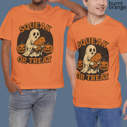 Squeak or Treat - Creepy Cute Halloween Ghost Guinea Pig Tee