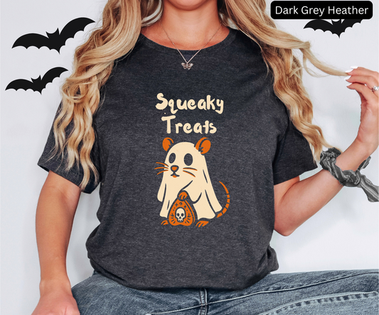 Ghostly Rat - Cute Halloween Unisex Shirt, Spooky Season, Trick or Treat, Creepy Cute Fall Shirt for Animal Lovers