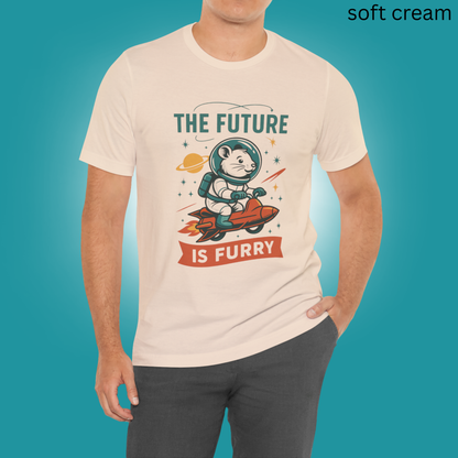 The Future Is Furry - Funny Sci-Fi T-Shirt